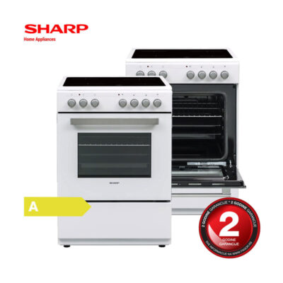 Električni šporet sa pločom - Sharp KF-76FVMT15WL